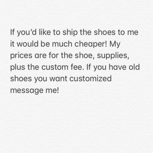Custom shoes!